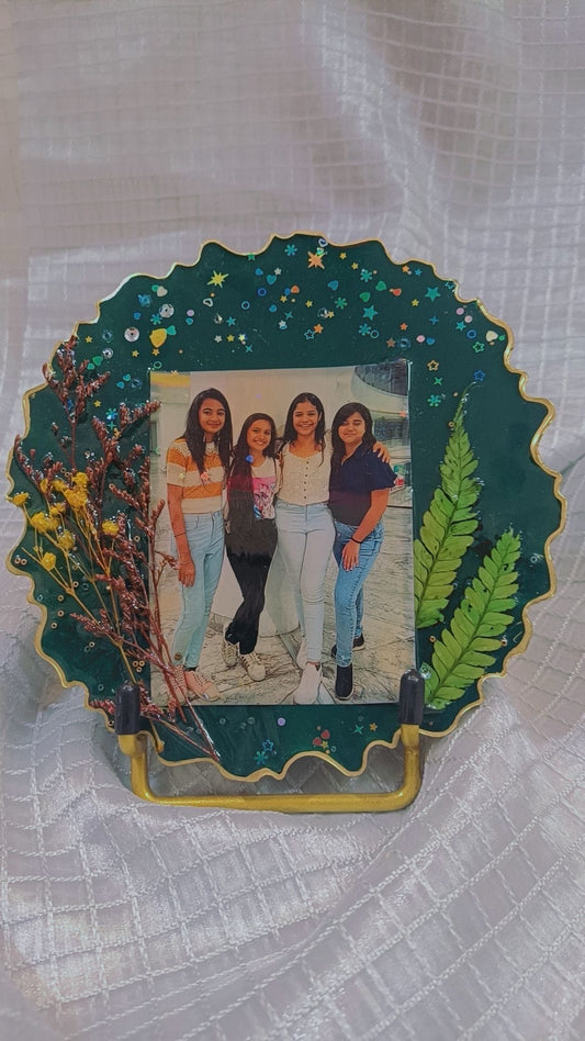 8' INCH PRESSED FLOWER PHOTO FRAME