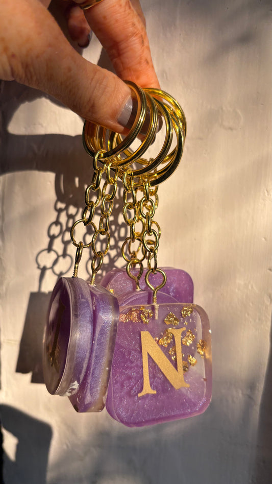 LAVENDER LUXE KEYCHAINS
