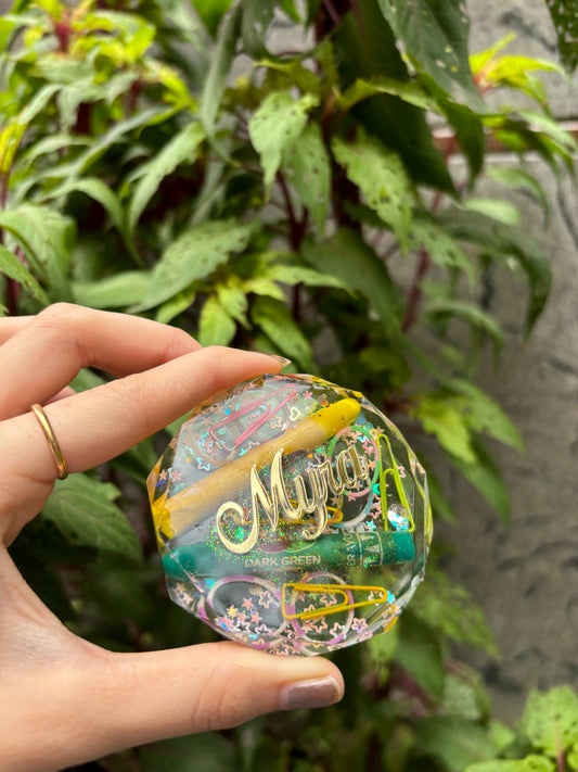 CHILDREN'S CUSTOM NAME BROOCHES