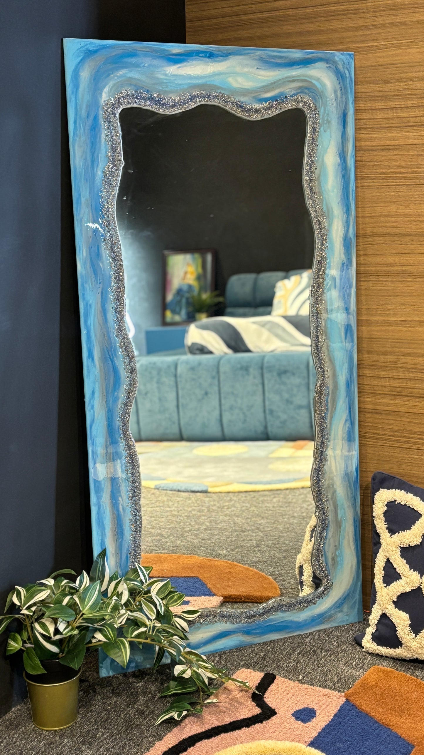 AQUA CRYSTAL RESIN MIRROR