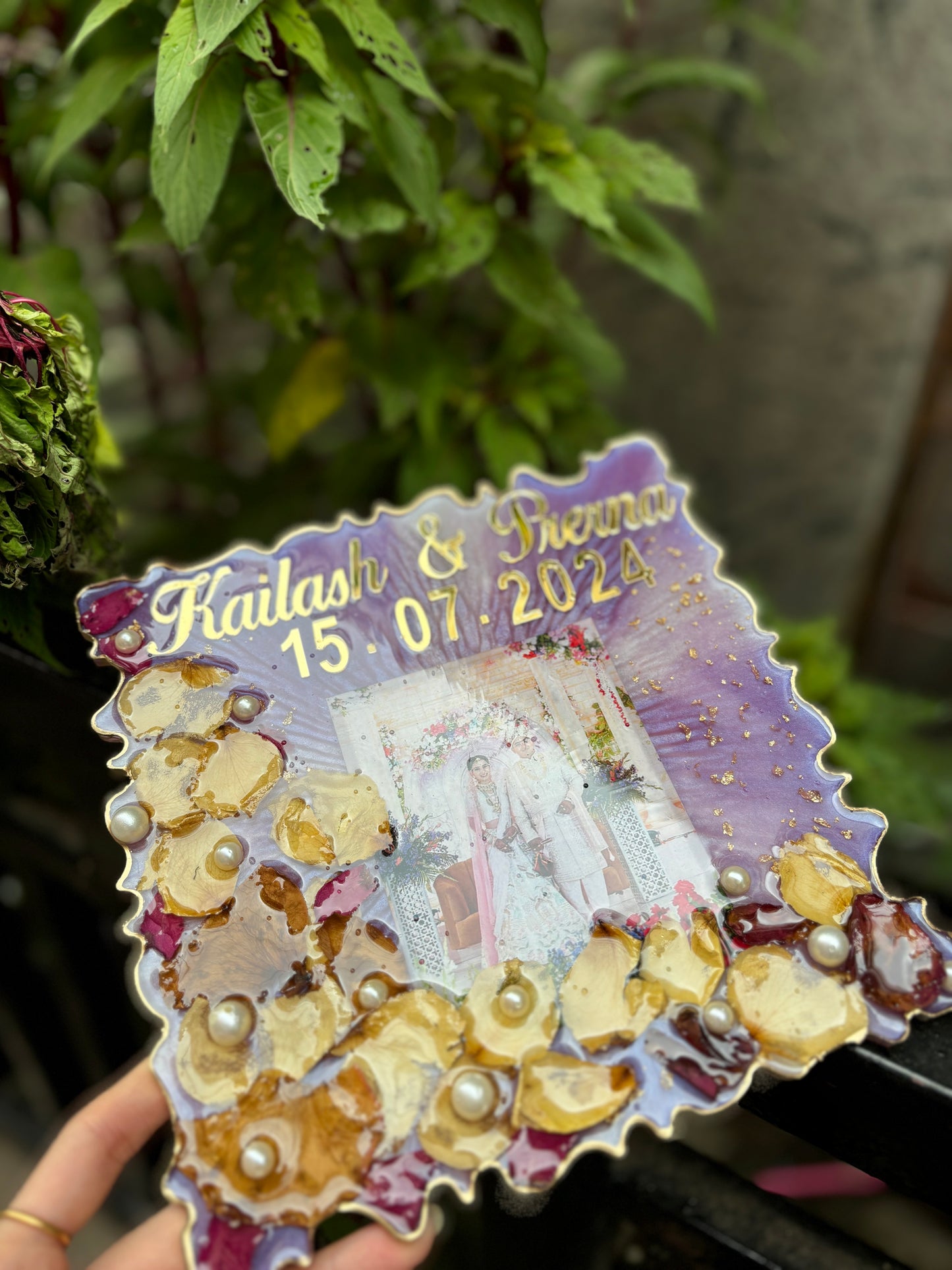 8’ INCH WEDDING VARMALA BLOOM FRAME