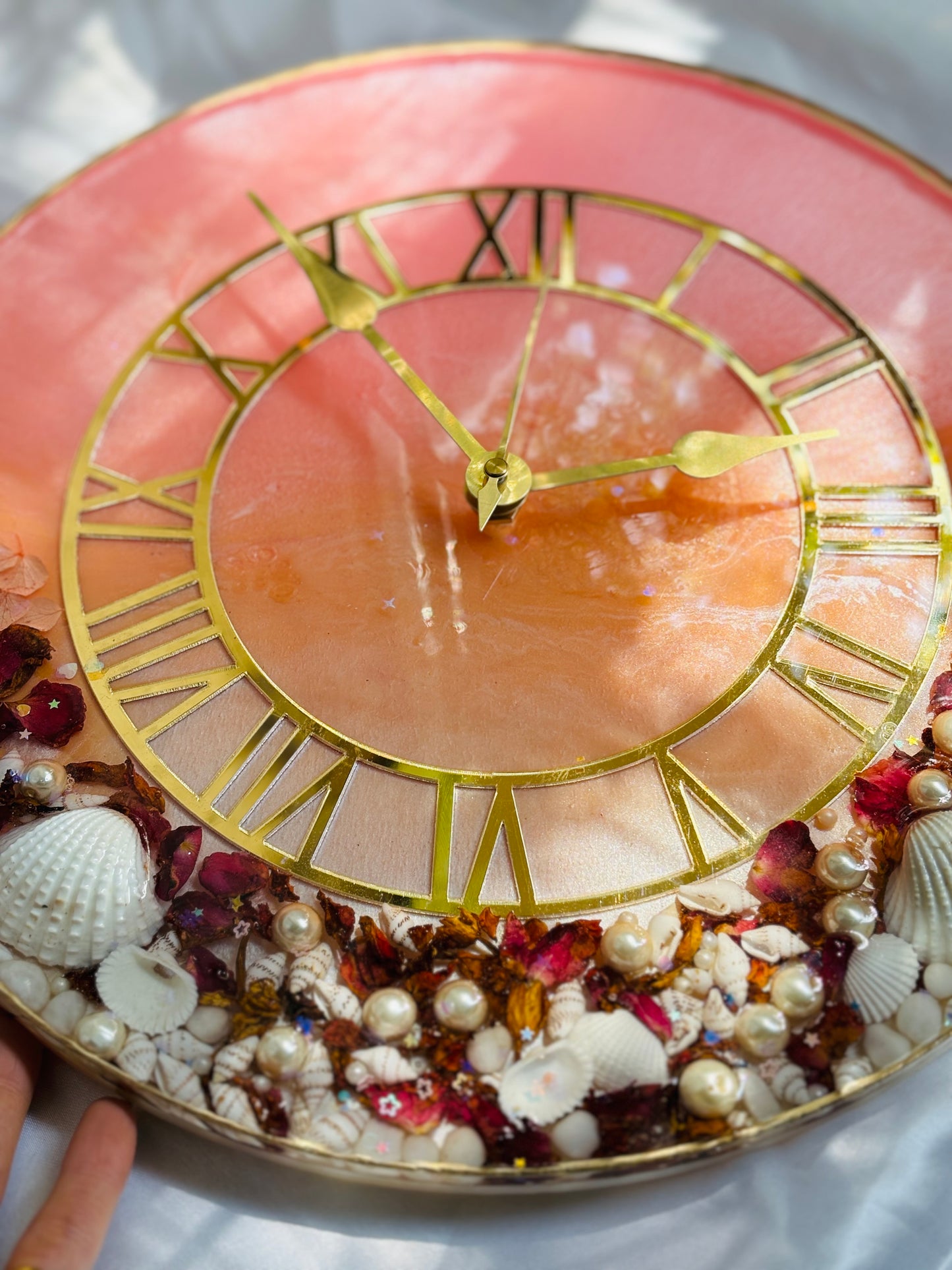 LOVE LOCKED IN 12' INCHES CLOCK