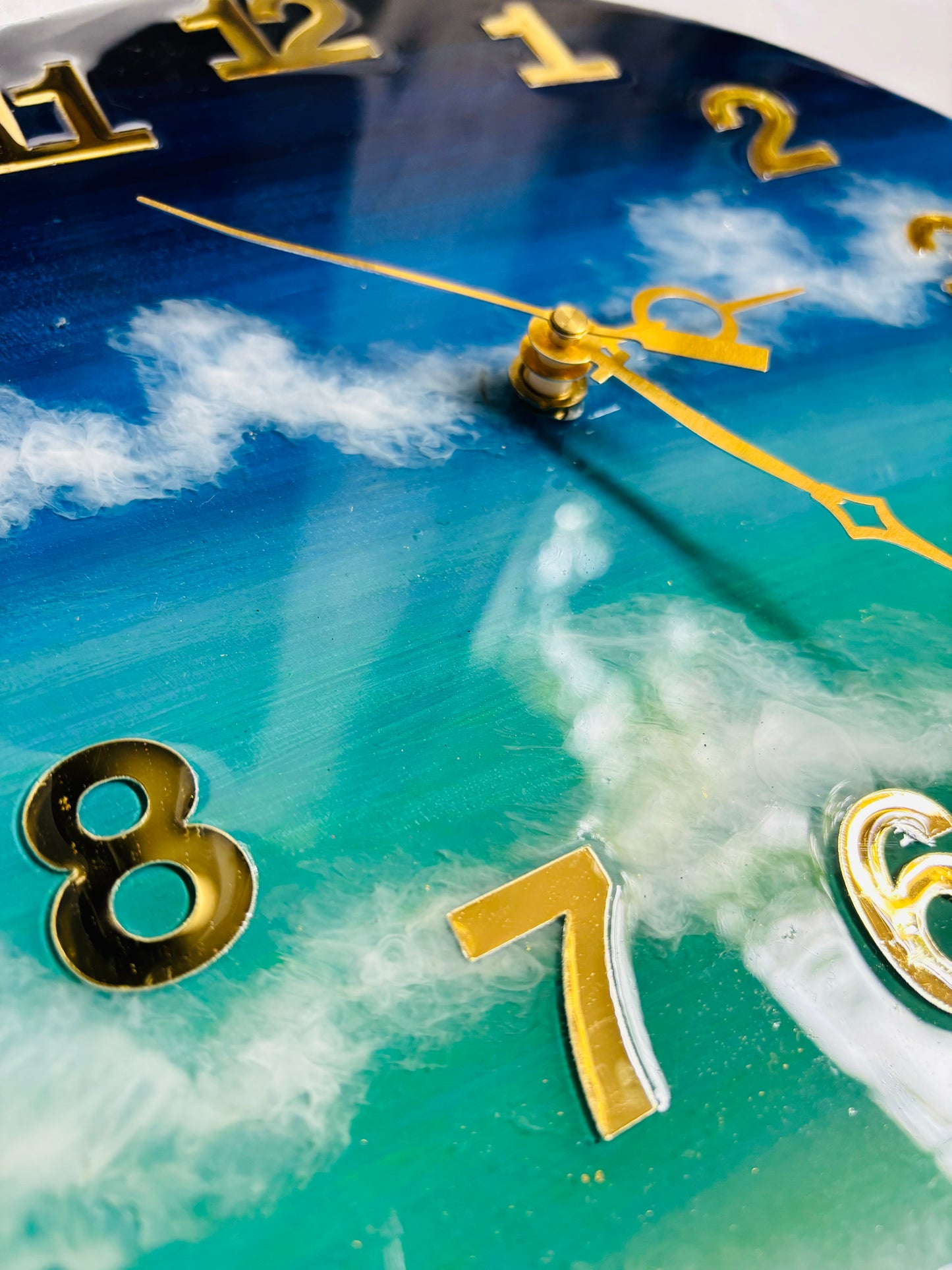 BEACHY VIBES IN EVERY TICK - 12' INCH CLOCK