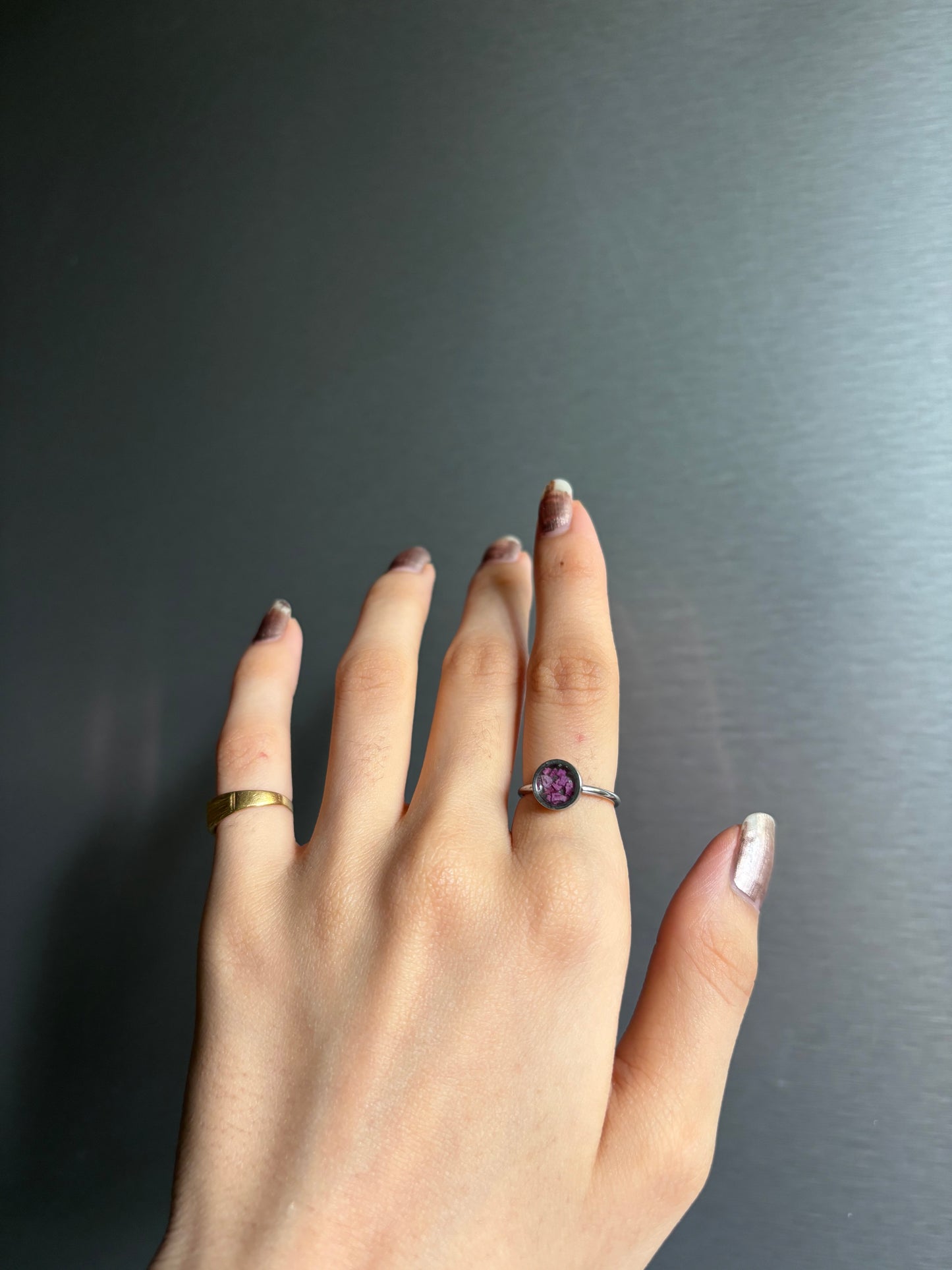 PETAL-PERFECT SILVER RING KEEPSAKE