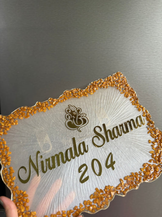 9’12 INCH GOLDEN GRAIN NAMEPLATE