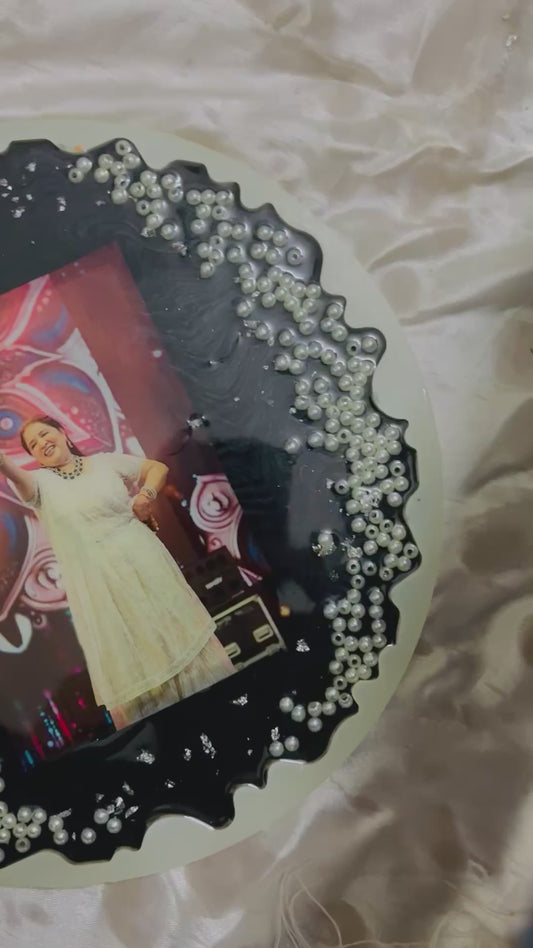 8’ INCH MIDNIGHT PEARL ELEGANCE FRAME