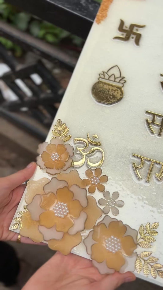 RAM MAHAMANTRA DECOR- 20'16 INCHES