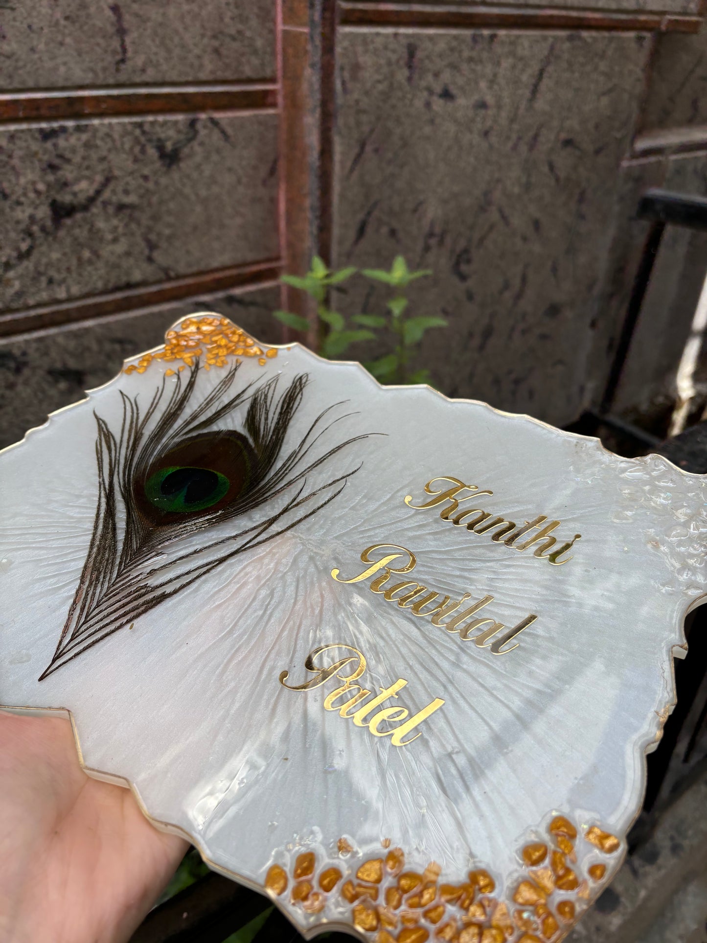 MORPANKH-THEMED RESIN NAMEPLATE