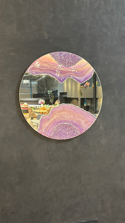LAVENDER LUXE CRYSTAL MIRROR