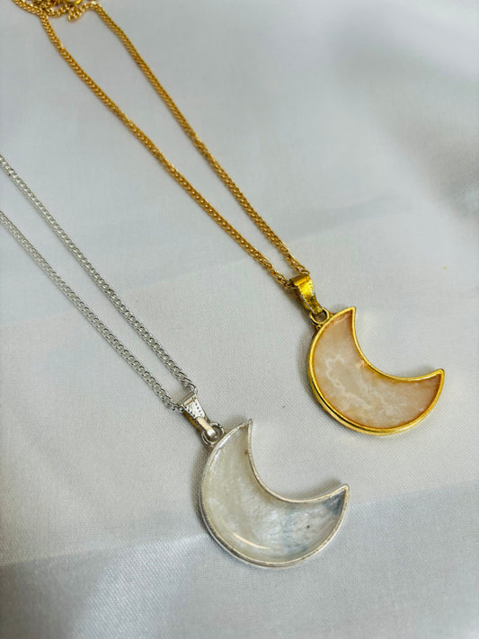 CRESCENT CHARM NECKLACE