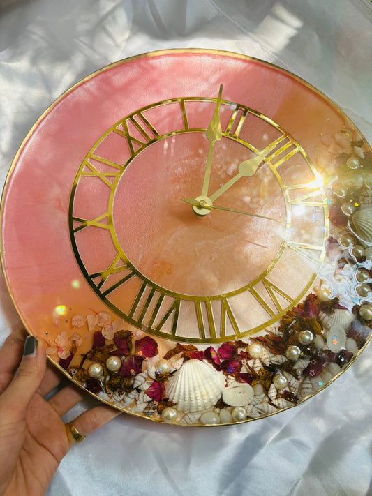 LOVE LOCKED IN 12' INCHES CLOCK