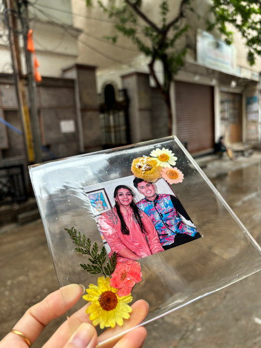 6' INCH TRANSPARENT PHOTO FRAME
