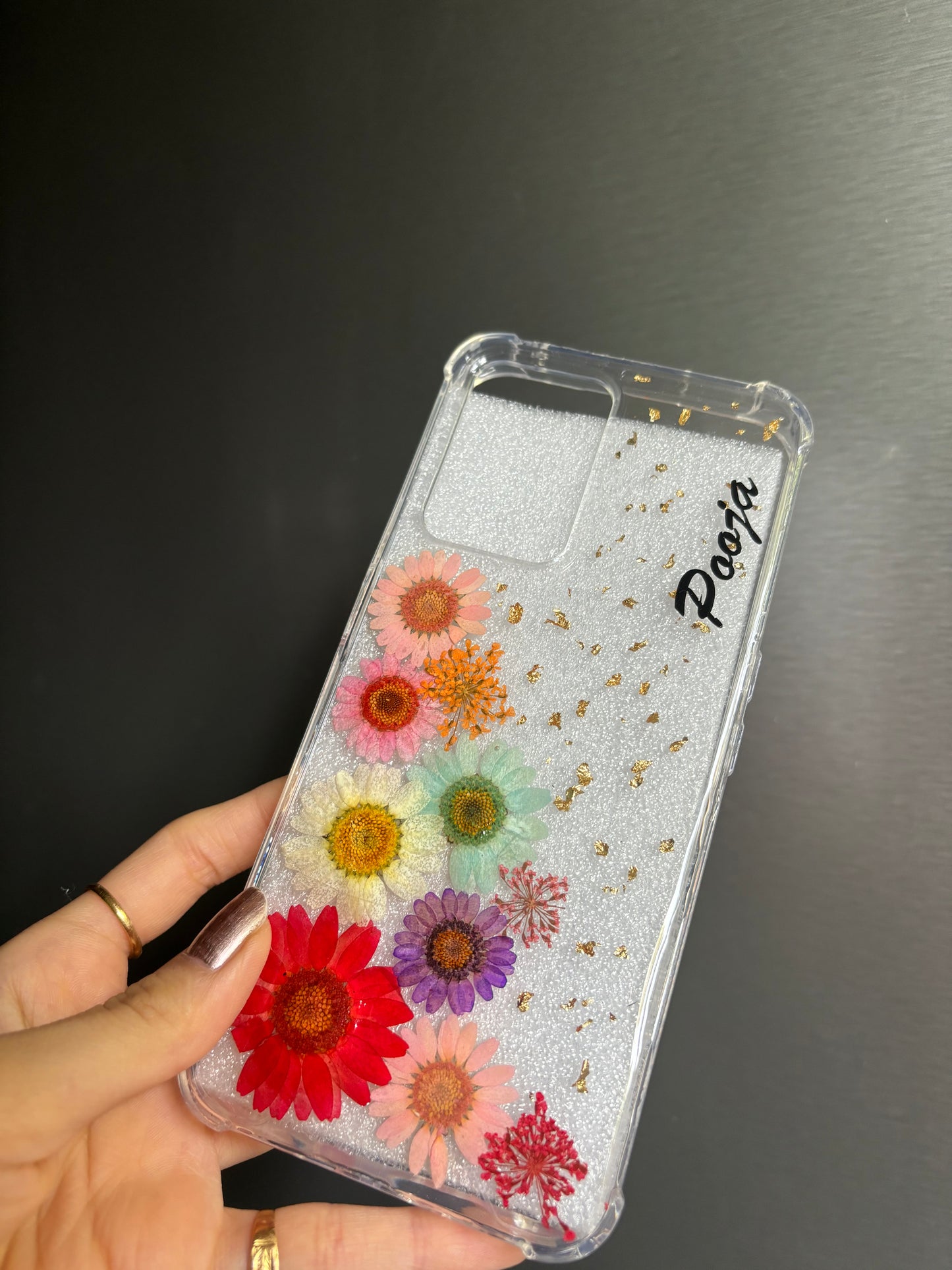 DAISY DRIP PHONE CASE WITH NAME