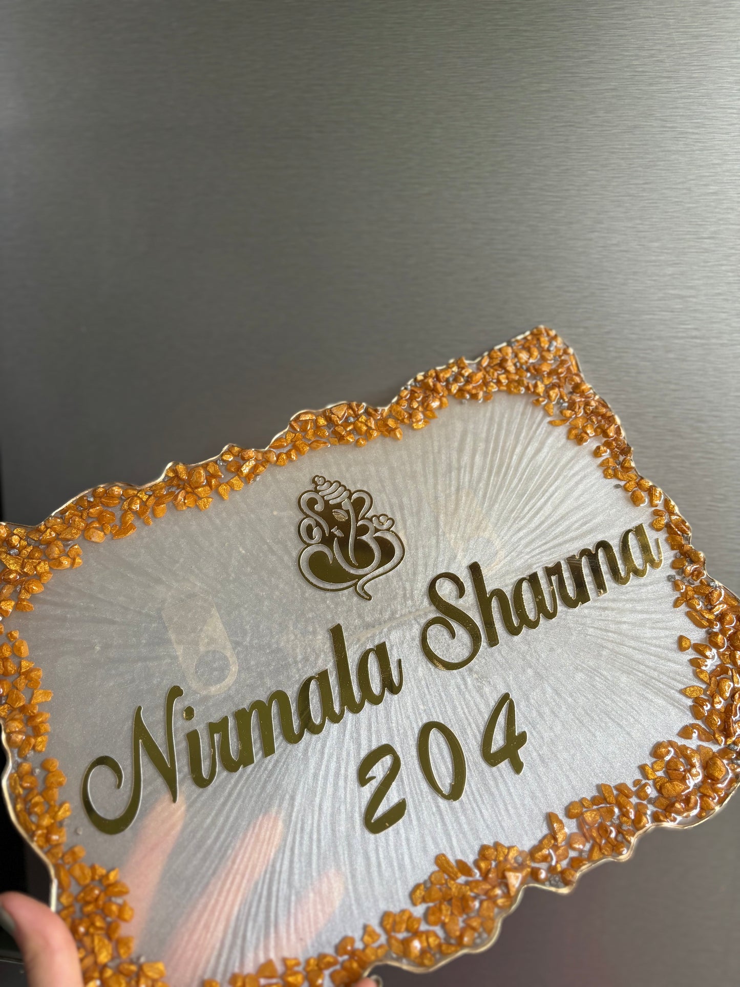 9’12 INCH GOLDEN GRAIN NAMEPLATE