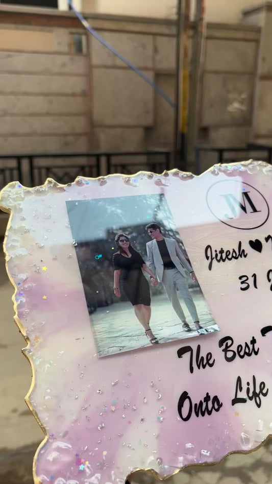 ENGAGEMENT LOVE STORY FRAME – 9X12 KEEPSAKE