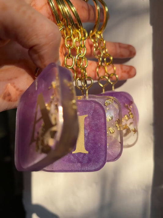 LAVENDER LUXE KEYCHAINS